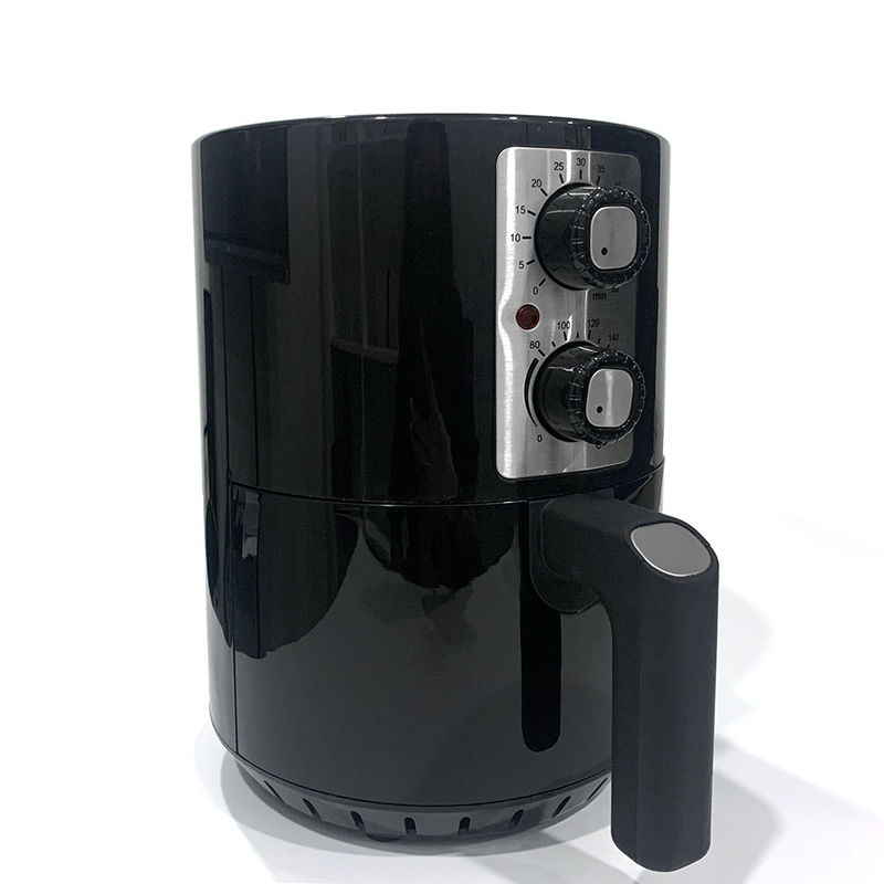 2L 電気エアフライヤー 2 手動制御ノブ 2QT 家庭用無油家庭料理フライヤー