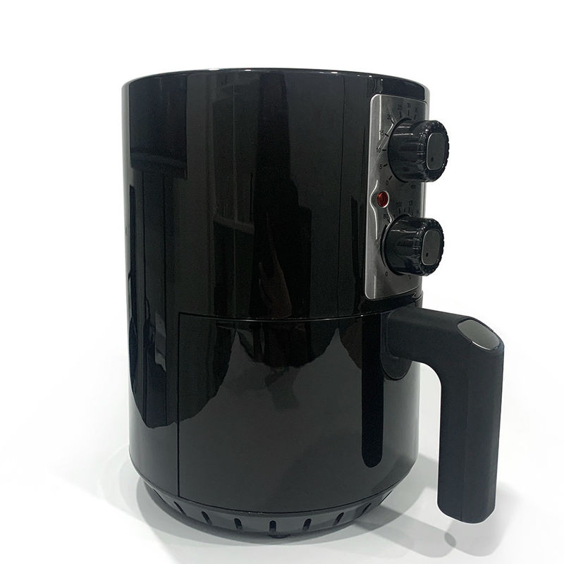 2L 電気エアフライヤー 2 手動制御ノブ 2QT 家庭用無油家庭料理フライヤー