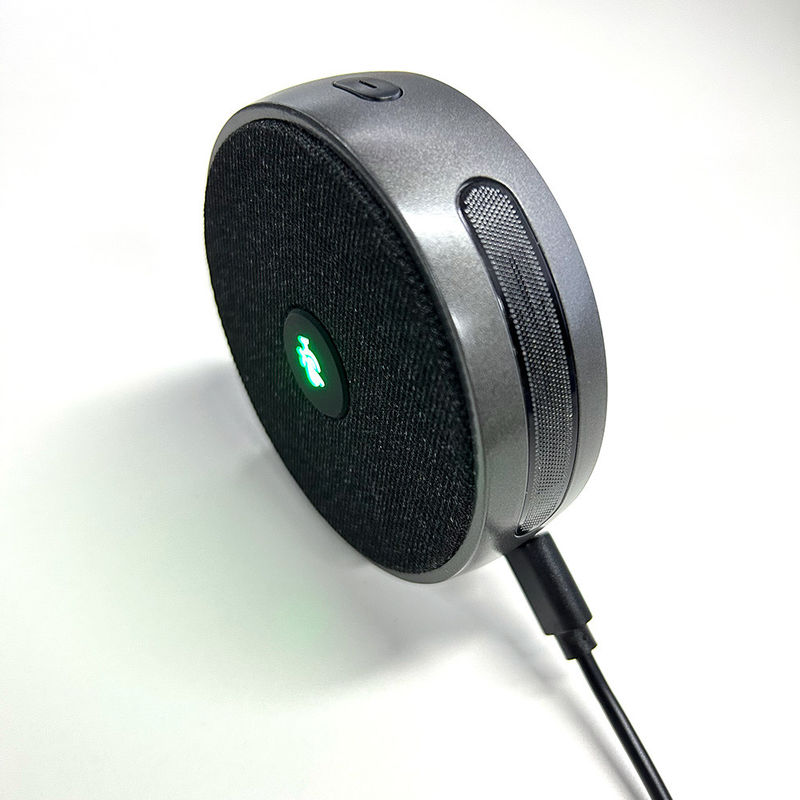 オフィス会議 スピーカー電話 360度 強化音声ピックアップ&ノイズキャンセリング スピーカー電話 オフィスミーティング